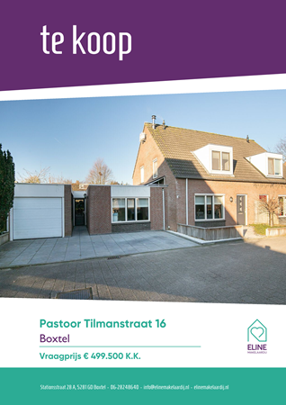 Brochure preview - Pastoor Tilmanstraat 16, 5281 EG BOXTEL (1)