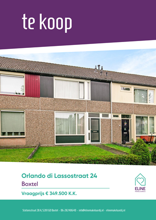 Brochure preview - Orlando di Lassostraat 24, 5283 HZ BOXTEL (1)