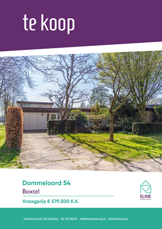 Brochure preview - Dommeloord 54, 5283 LM BOXTEL (1)