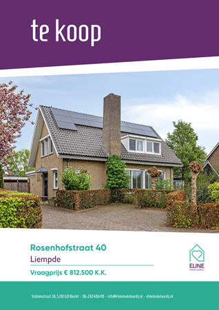 Brochure preview - Rosenhofstraat 40, 5298 TC LIEMPDE (1)