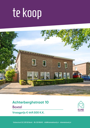 Brochure preview - Achterberghstraat 10, 5282 RP BOXTEL (1)