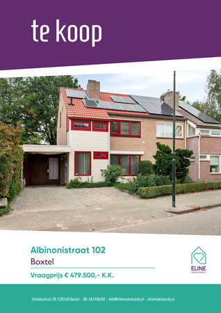 Brochure preview - Albinonistraat 102, 5283 KT BOXTEL (2)