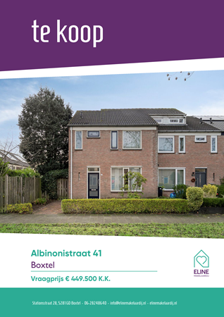 Brochure preview - Albinonistraat 41, 5283 KL BOXTEL (1)