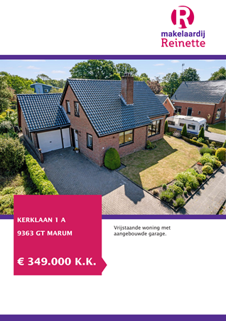 Brochure preview - Kerklaan 1-A, 9363 GT MARUM (1)