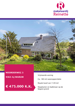 Brochure preview - Noorderweg 3, 9363 AJ MARUM (1)