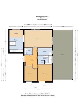 Kamperfoelielaan 4C, 9363 EV Marum - Eerste verdieping - 2D.jpg