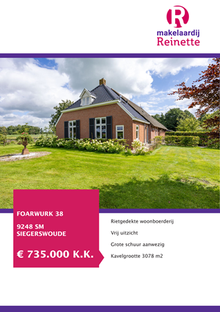 Brochure preview - Foarwurk 38, 9248 SM SIEGERSWOUDE (1)