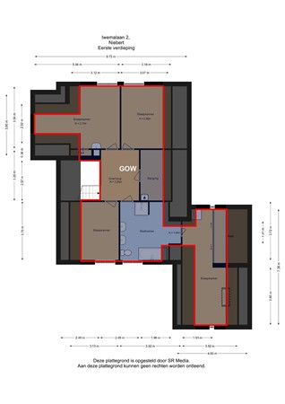 Iwemalaan 2, 9365 PS Niebert - Eerste verdieping - markings.jpg