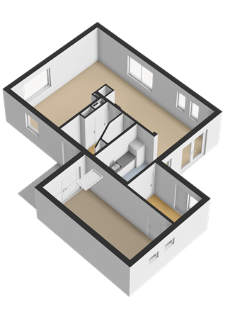 Elzenlaan 4, 9363 CN Marum - Begane grond - 3D.png