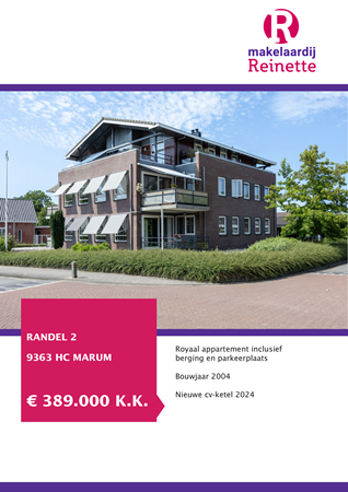 Brochure preview - Randel 2, 9363 HC MARUM (1)