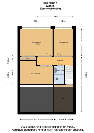 Iepenlaan 7, 9363 CC Marum - Eerste verdieping - 2D.jpg