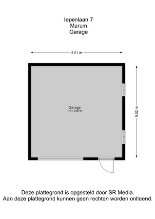 Iepenlaan 7, 9363 CC Marum - Garage - 2D.jpg