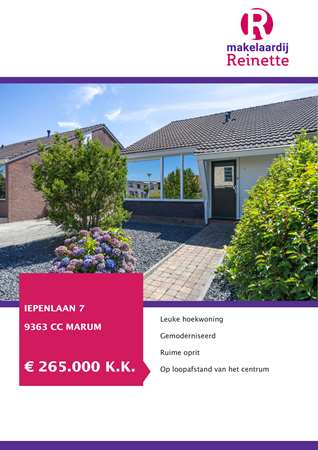 Brochure preview - Iepenlaan 7, 9363 CC MARUM (1)