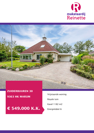 Brochure preview - Zuiderbuuren 30, 9363 HK MARUM (1)