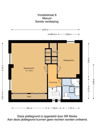 Vondelstraat 6, 9363 BL Marum - Eerste verdieping - 2D.jpg