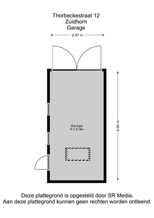 Thorbeckestraat 12, 9801 KC Zuidhorn - Garage - 2D.jpg