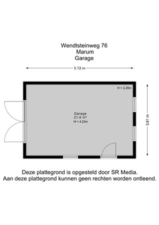 Wendtsteinweg 76, 9363 AR Marum - Garage - 2D.jpg