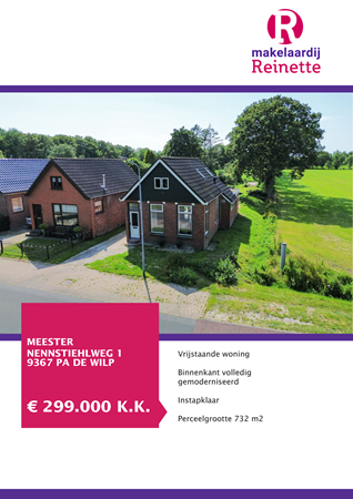 Brochure preview - Meester Nennstiehlweg 1, 9367 PA DE WILP (1)