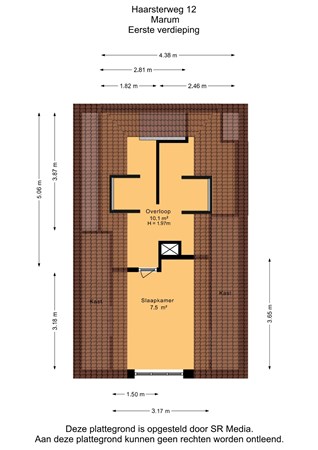 Haarsterweg 12, 9363 VD Marum - Eerste verdieping - 2D.jpg