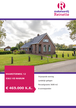 Brochure preview - Haarsterweg 12, 9363 VD MARUM (1)