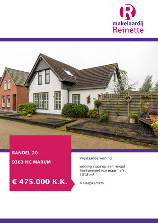 Brochure preview - Randel 20, 9363 HC MARUM (1)