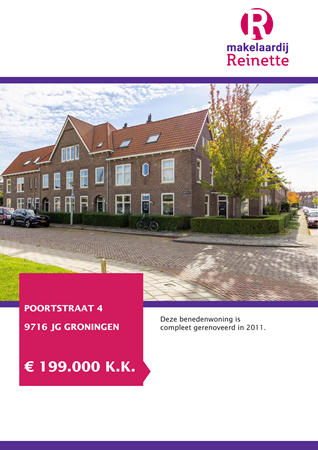 Brochure preview - Poortstraat 4, 9716 JG GRONINGEN (1)