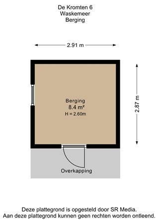 De Kromten 6, 8434 PJ Waskemeer - Berging - 2D.jpg