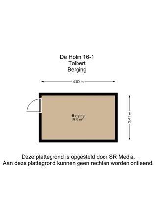 De Holm 16I, 9356 VB Tolbert - Berging - 2D.jpg