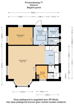 Provincialeweg 71, 9863 PC Doezum - Begane grond - 2D.jpg