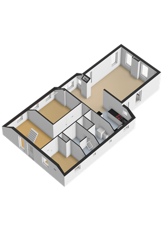 De Petten 6, 9363 AH Marum - Begane grond - 3D.png