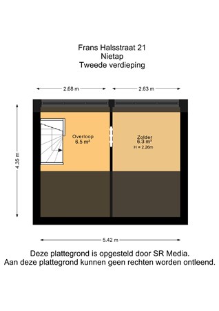 Frans Halsstraat 21, 9312 PR Nietap - Tweede verdieping - 2D.jpg