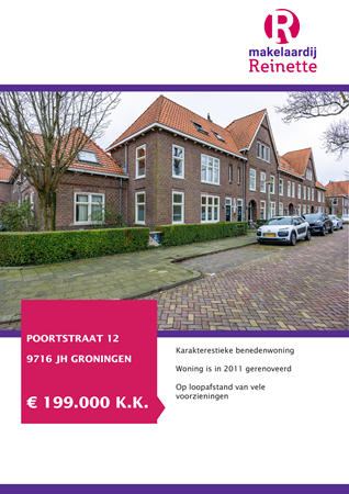 Brochure preview - Poortstraat 12, 9716 JH GRONINGEN (1)