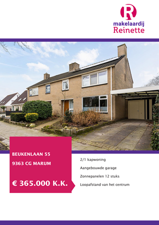 Brochure preview - Beukenlaan 55, 9363 CG MARUM (1)