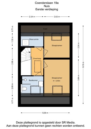 Coenderslaan 19A, 9364 PJ Nuis - Eerste verdieping - 2D.jpg