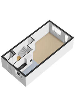 Coenderslaan 19A, 9364 PJ Nuis - Begane grond - 3D.png