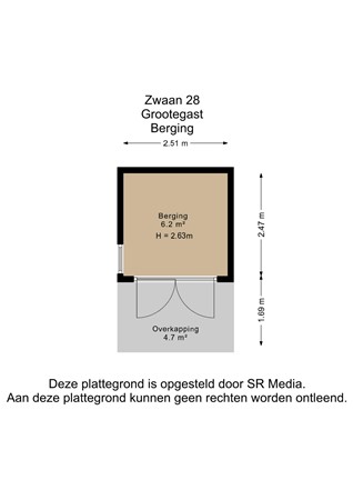 Zwaan 28, 9861 HJ Grootegast - Berging - 2D.jpg