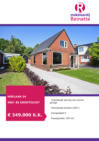 Brochure preview - Hoflaan 34, 9861 BS GROOTEGAST (1)