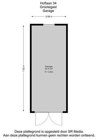 Hoflaan 34, 9861 BS Grootegast - Garage - 2D.jpg