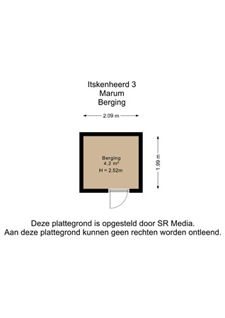Itskenheerd 3, 9363 AV Marum - Berging - 2D.jpg