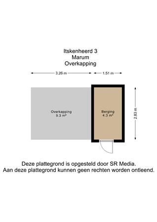 Itskenheerd 3, 9363 AV Marum - Overkapping - 2D.jpg