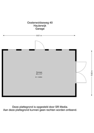 Oosterwoldseweg 40, 8433 PW Haulerwijk - Garage - 2D.jpg