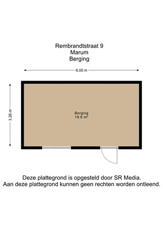 Rembrandtstraat 9, 9363 BG Marum - Berging - 2D.jpg