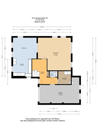 W F de Boerstraat 30, 9367 RT De Wilp - Begane grond - 2D.jpg