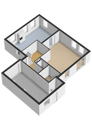 W F de Boerstraat 30, 9367 RT De Wilp - Begane grond - 3D.png