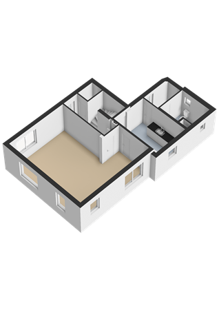 Kerkweg 43, 9862 TH Sebaldeburen - Begane grond - 3D.png