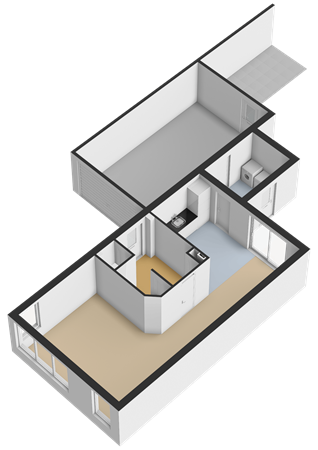 Klaproos 4, 9363 LK Marum - Begane grond - 3D.png