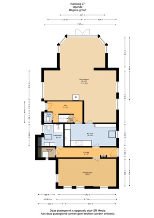 Kaleweg 27, 9865 TD Opende - Begane grond - 2D.jpg