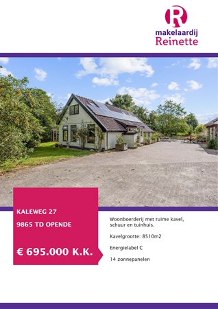 Brochure preview - Kaleweg 27, 9865 TD OPENDE (1)