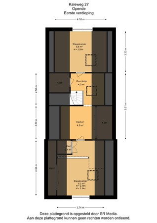 Kaleweg 27, 9865 TD Opende - Eerste verdieping - 2D.jpg