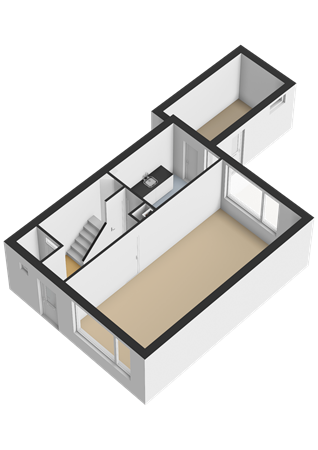 Kerkweide 41, 9864 PH Kornhorn - Begane grond - 3D.png